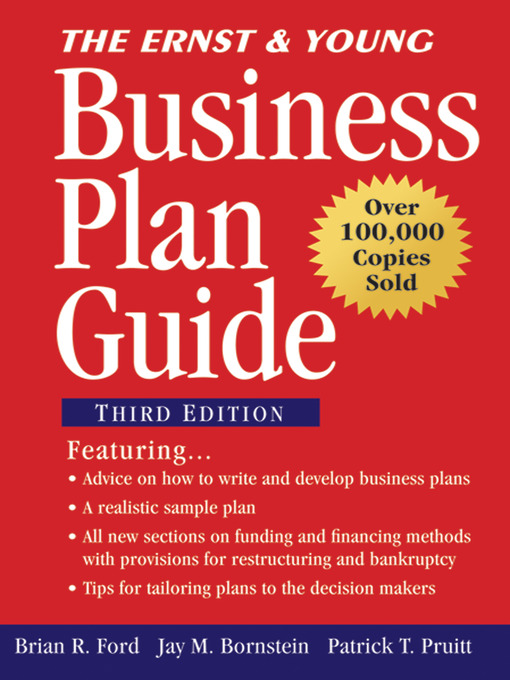 Cover image for The Ernst & Young Business Plan Guide